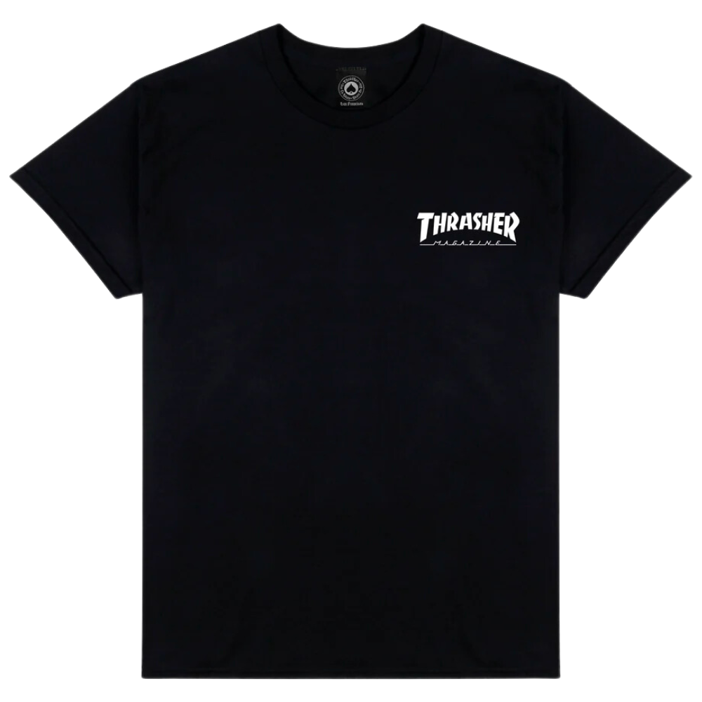 Thrasher Little Thrasher T-Shirt Schwarz – Stoked Boardshop