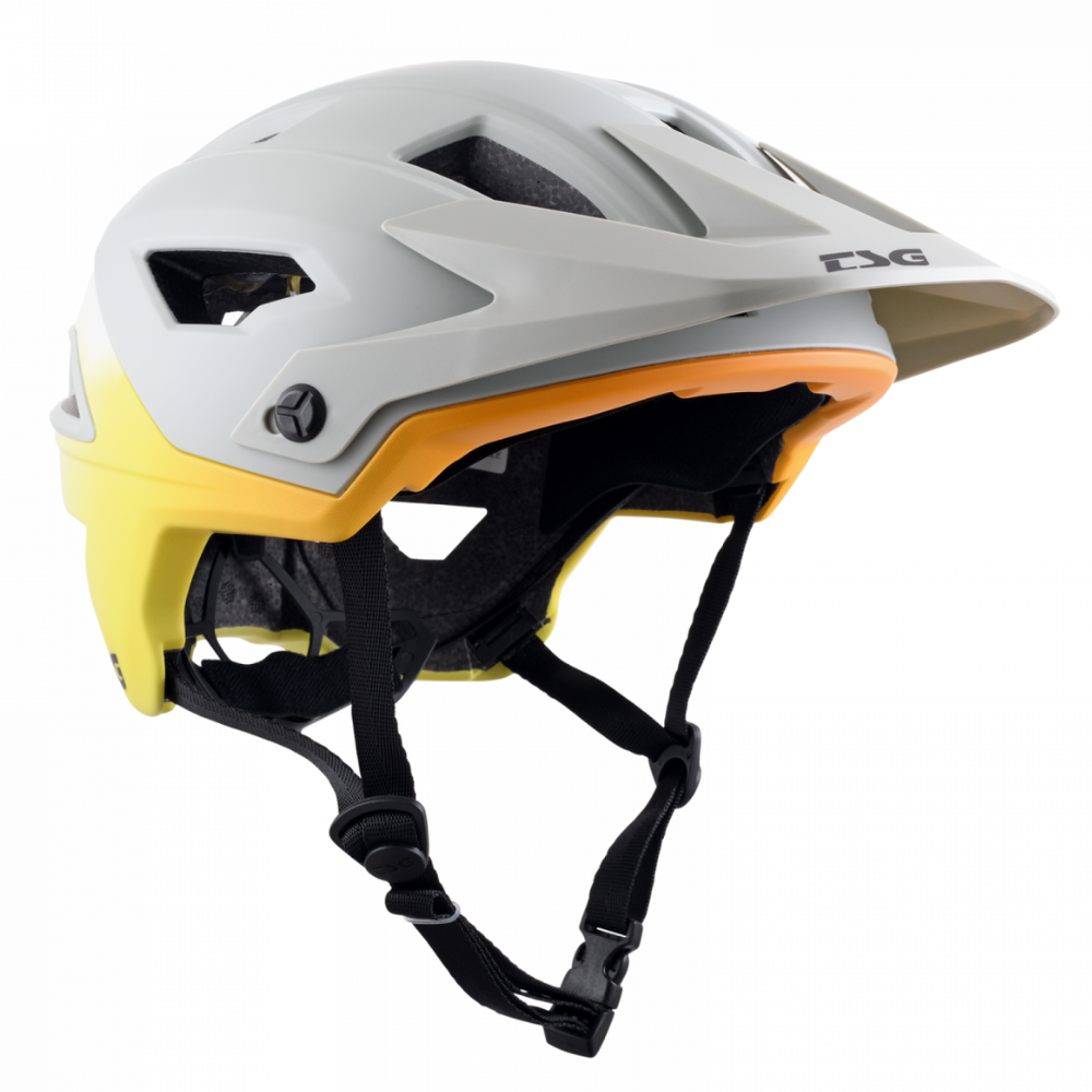 mtb helm tsg TSG Chatter Solid Colour Satin Grey Sonnenuntergang MTB-Helm – Stoked Boardshop