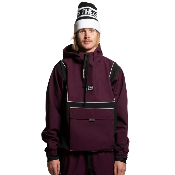 Baseline Pullover Jacket Malbec/ Black