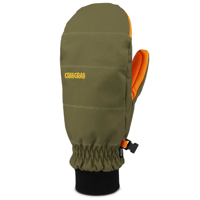 Slush Mitt Olive and Orange