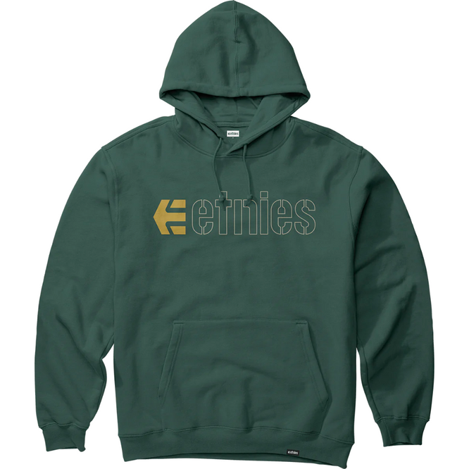 Kinder Ecorp Hoodie Grün/Gold