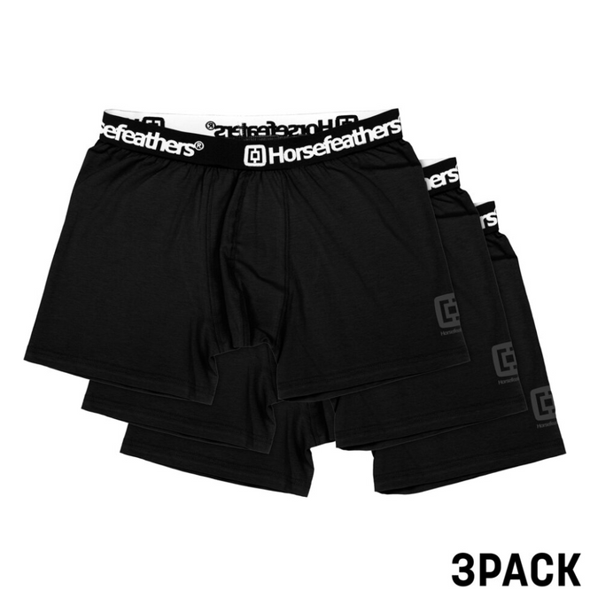 Dynasty 3er Pack Boxershorts Schwarz