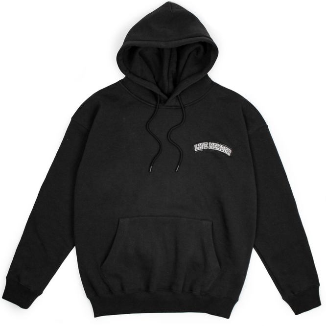 Happy Homeboy Club Kapuzenpullover Washed Black