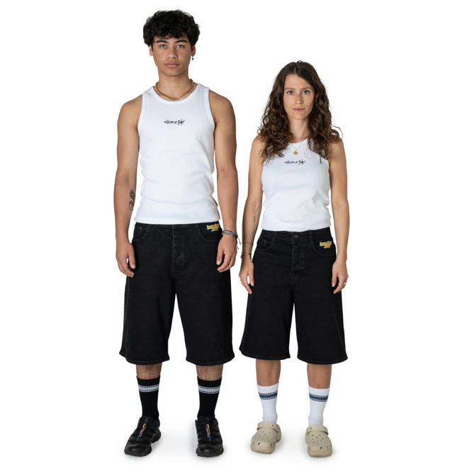 X-tra Monster Shorts gewaschen Schwarz
