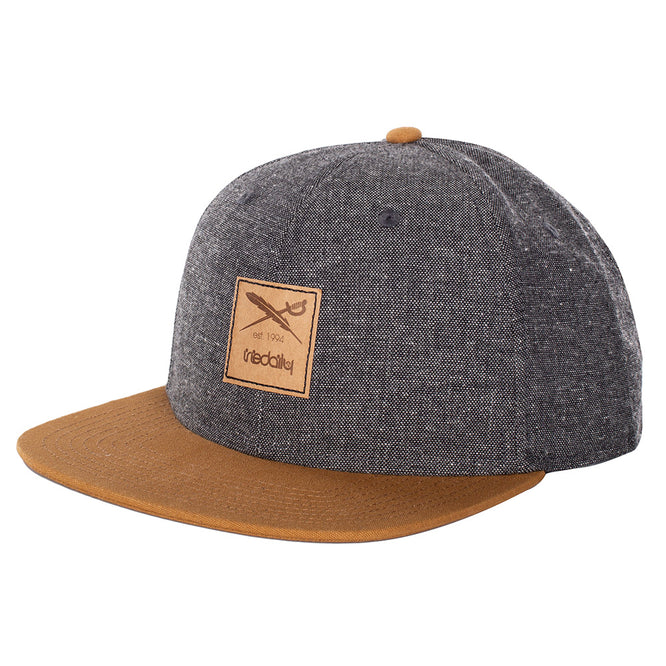 Flaxpray Snapback Schwarz Mel.