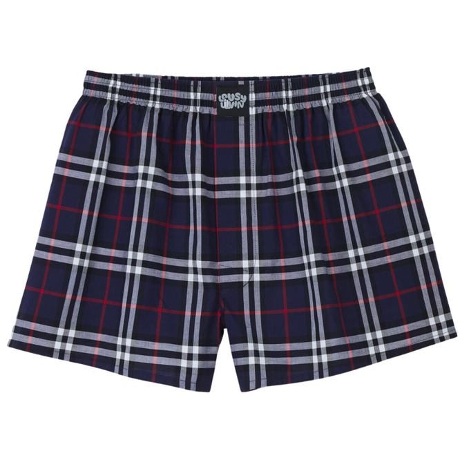 Lousy Check Boxershorts Staffa Blau