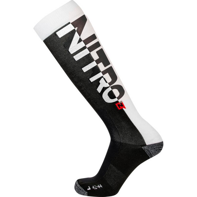 Cloud 3 Snowboard Socken Schwarz/Weiß