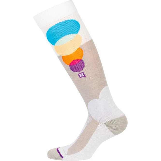 Womens Cloud 7 Snowboard Socken Sand/Multicolour