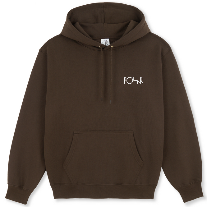 Schlaganfall Logo Dave Hoodie Schokolade