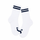 Happy Sad Rib Socks White/Blue