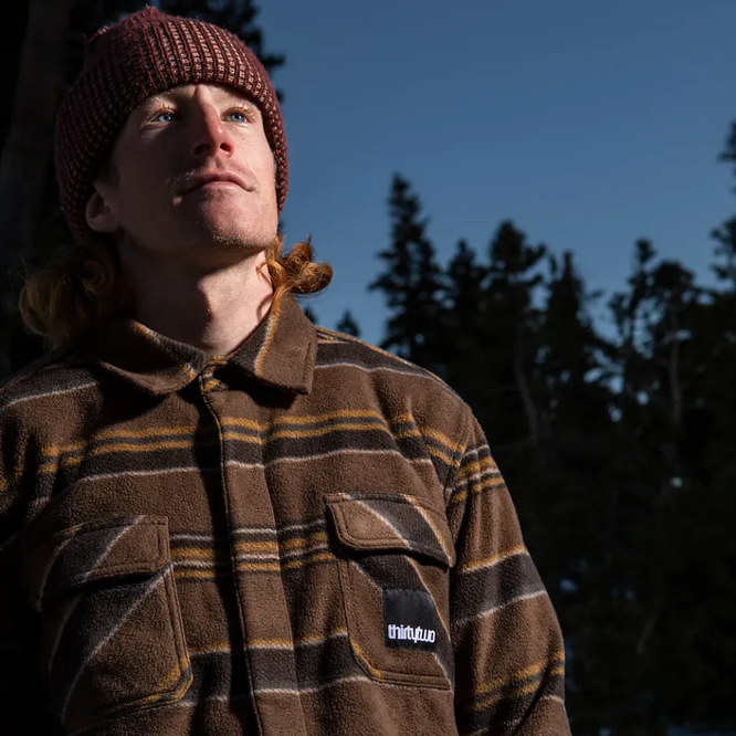 Rest Stop Fleece Shirt Tobacco