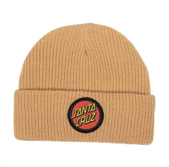 Kids Classic Dot Beanie Wheat
