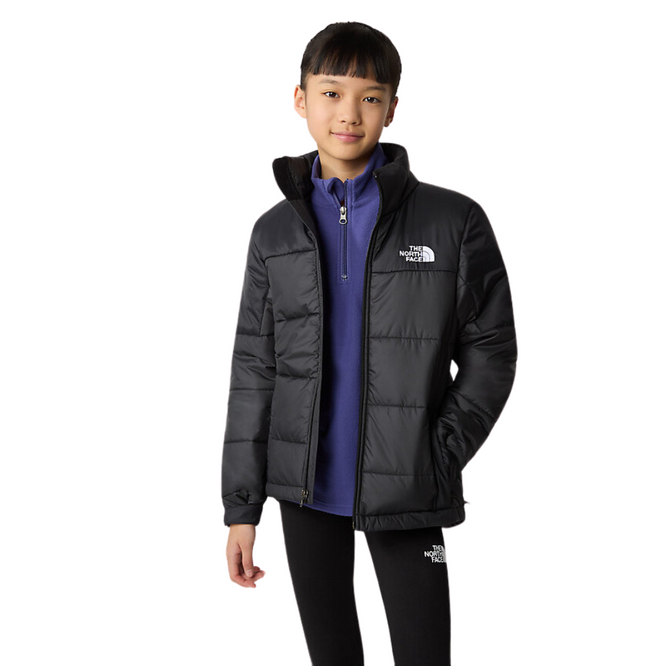 Kinder Rundschreiben Synthetik Jacke TNF Schwarz