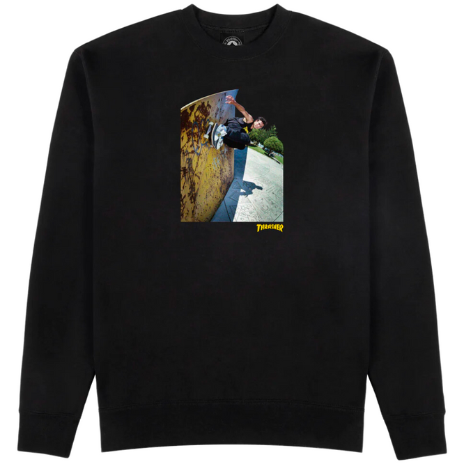 Mic-E Wallride Crewneck Schwarz