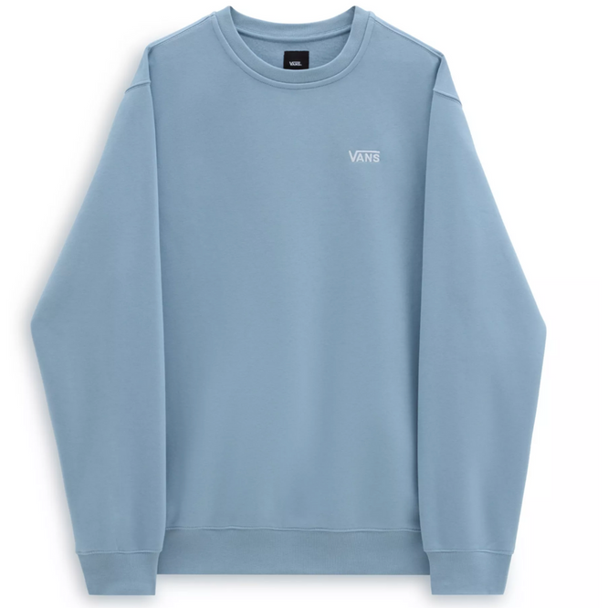 Core Basic Crew Fleece-Sweatshirt Staubig Blau