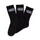 Klassische Crew-Socken für Kinder 3er-Pack Surf the Web