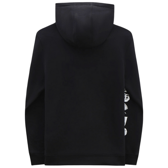 Skelett Pullover Hoodie Schwarz