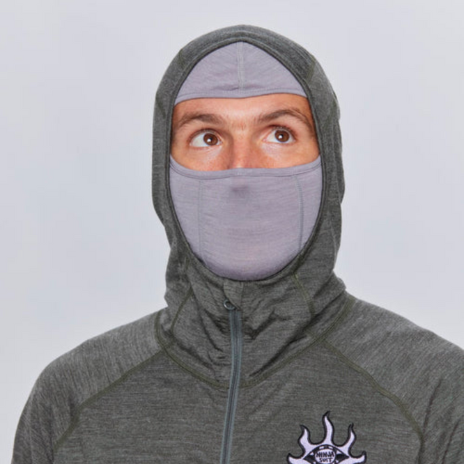 Merino Ninja Gesichtsmaske Dusty Turqoise