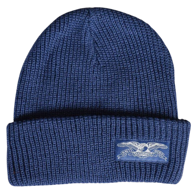 Stock Eagle Label Mütze Blau
