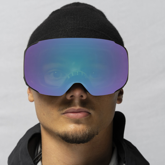 Kepler Black Revo Blue Lens S3/S1 Snowboard Goggles