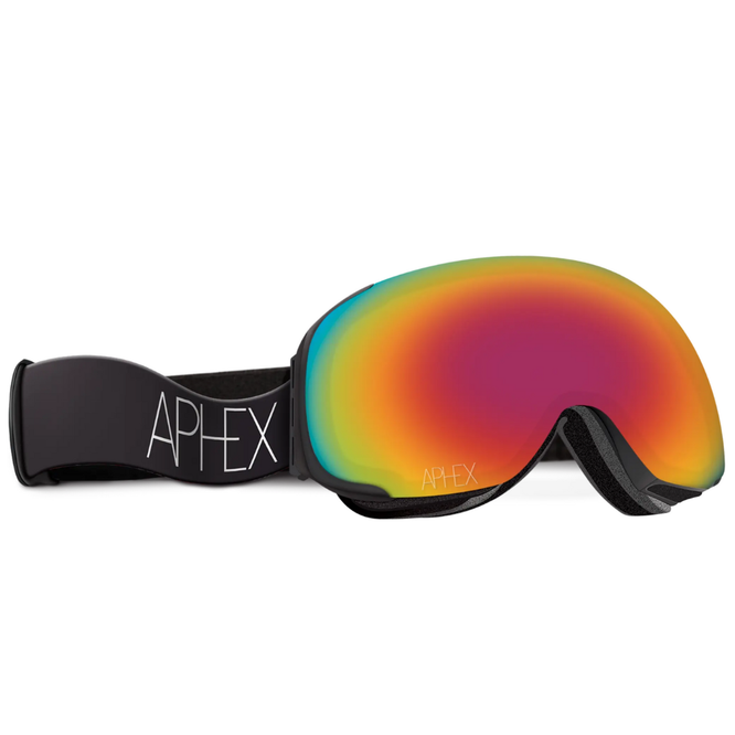 Kepler Black Revo Red Lens S3/S1 Snowboard Goggles