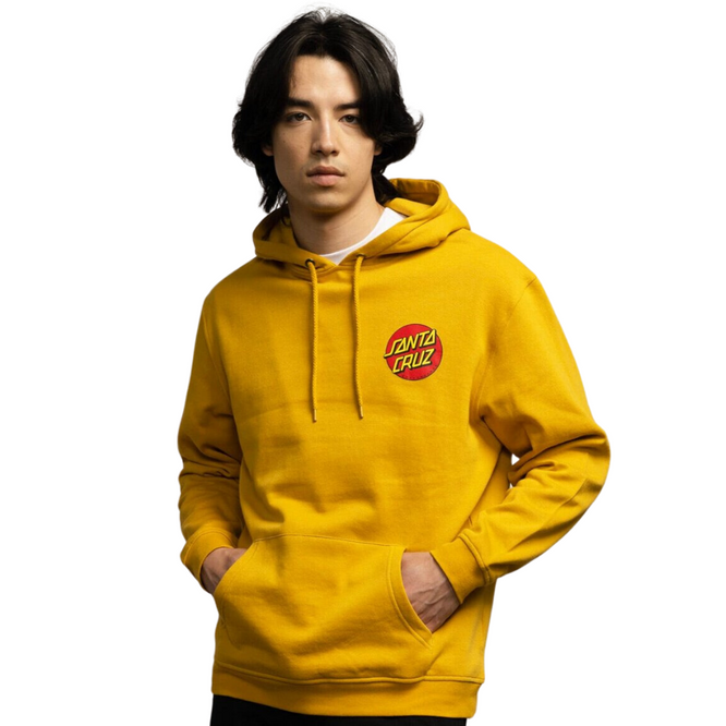 Classic Dot Chest Hoodie Altgold
