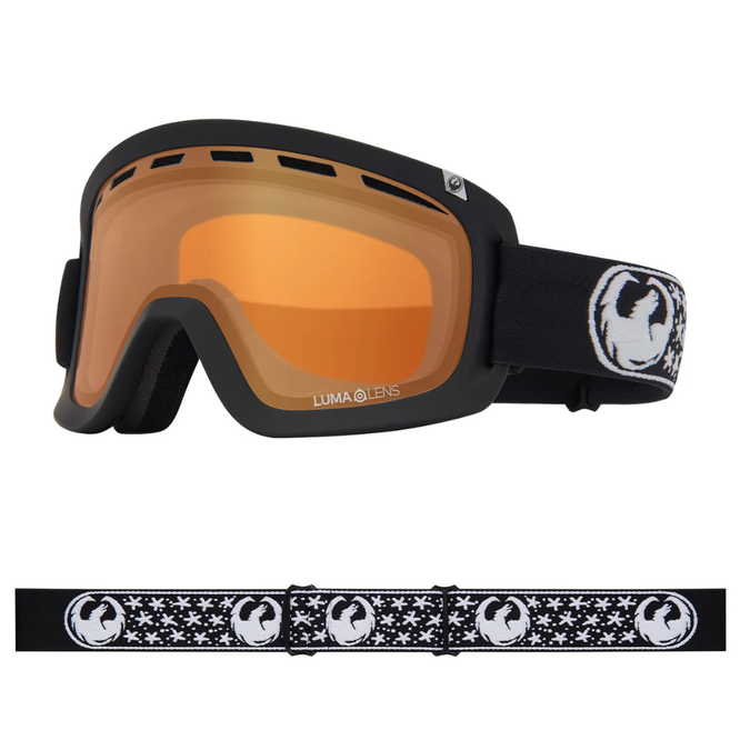 D1 OTG Mikkel 25 /LumaLens  Gold Ionized + LumaLens Amber Snowboard Goggles