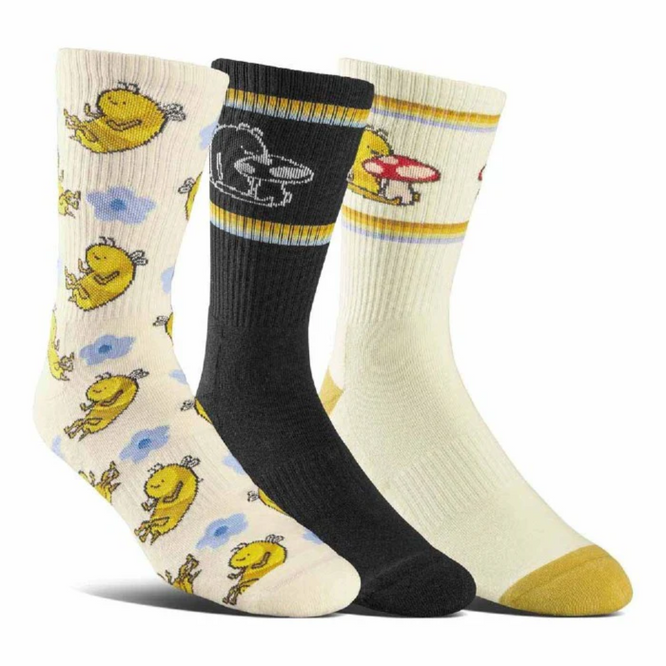 Beeings Crew Socken 3er-Pack
