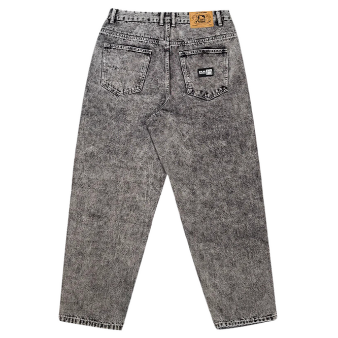 Baggy Jeans Stone Wash Grau