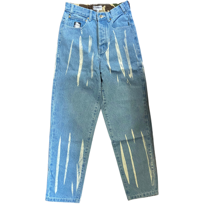 Baggy Jeans Stone Wash Hellblau