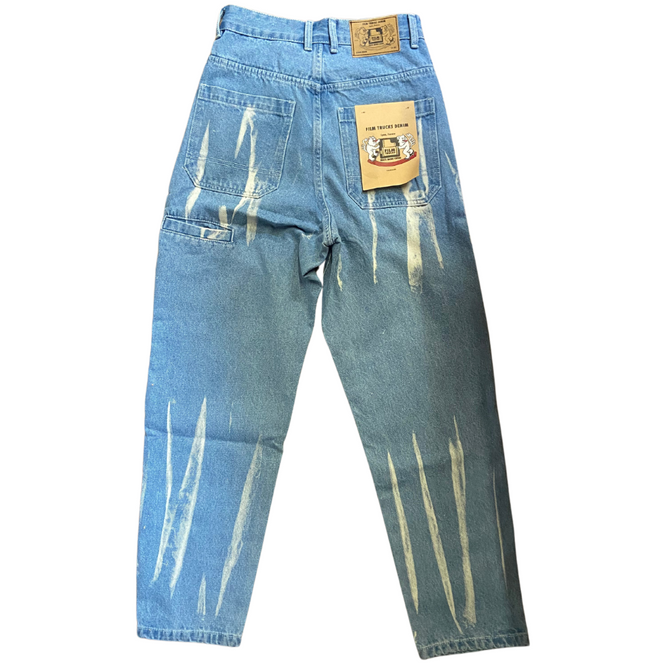 Baggy Jeans Stone Wash Hellblau