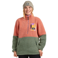 Womens Elvira Fleece Sweatshirt Papaya Punch