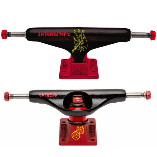 Hollow Breanna Geering 149 Black/Red Skateboard Trucks