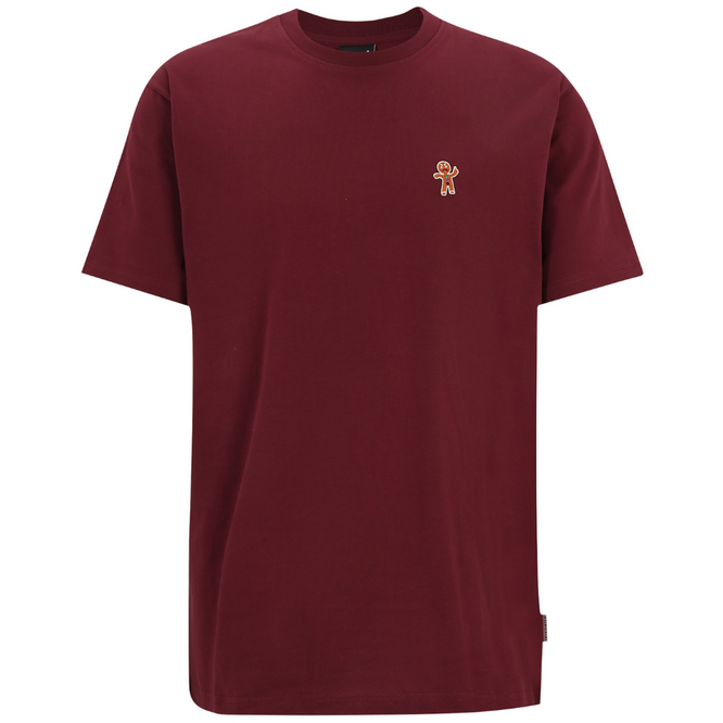 Cookieman Emb T-Shirt Wine