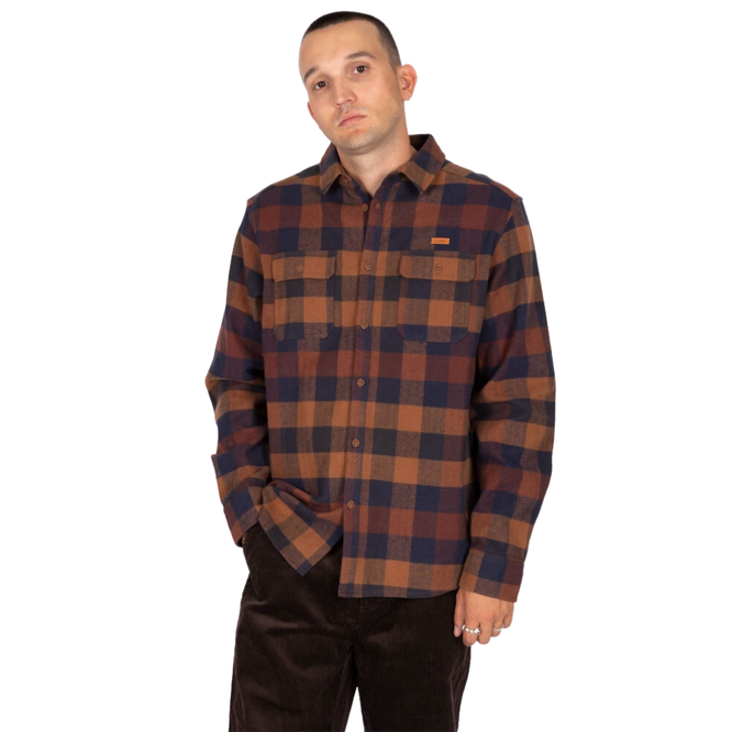 Lumber Fella Longsleeve Shirt Navy