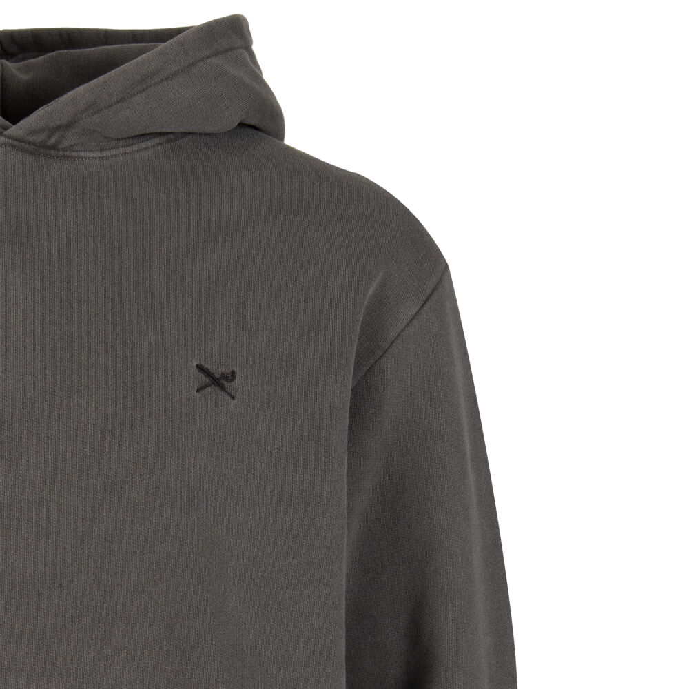 Vintage Dye Hoodie Off Black