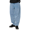 Nostalgie Baggy-Hose gewaschen Blau