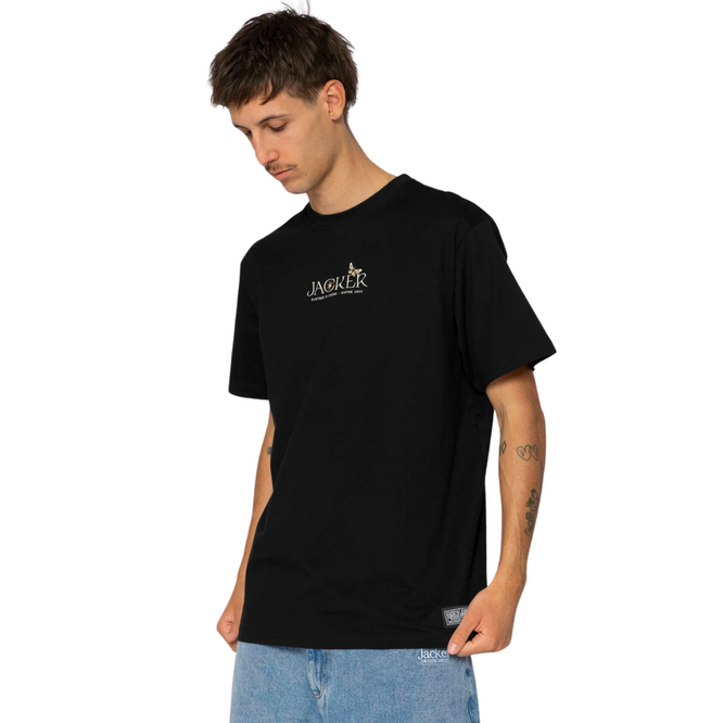 Paradies-T-Shirt Schwarz