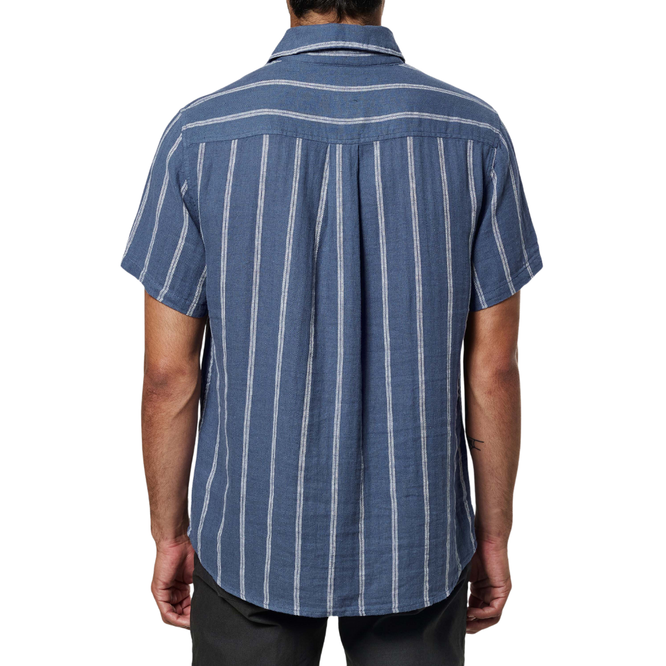 Alan Hemd Gewaschen Blau