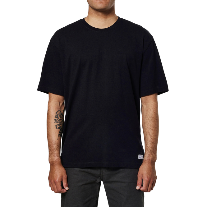 Box Fit Heritage-T-Shirt Schwarz