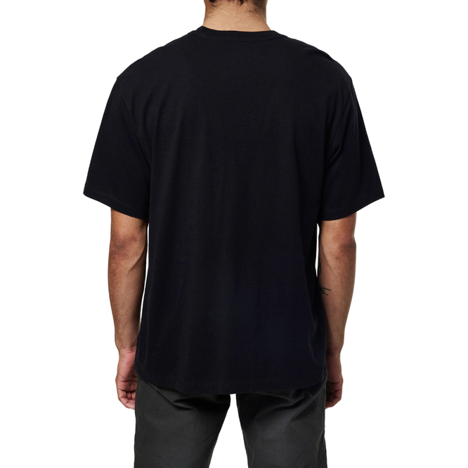 Box Fit Heritage-T-Shirt Schwarz