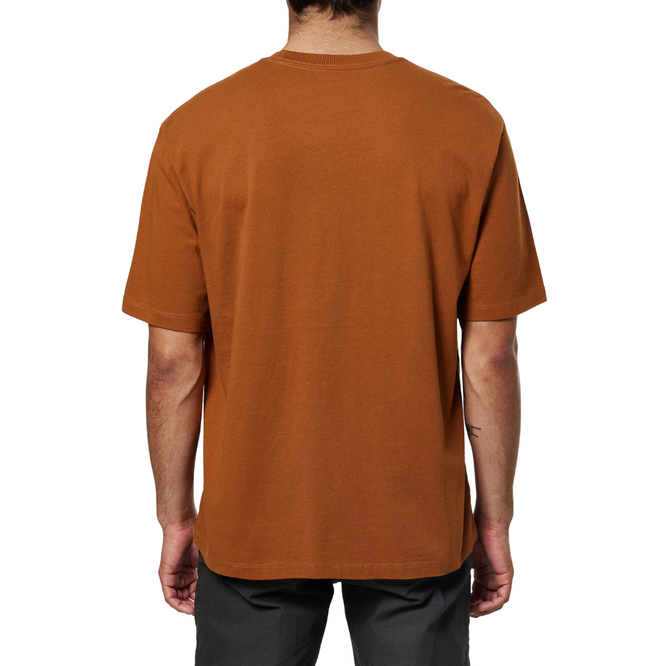 Box Fit Heritage-T-Shirt Karamell