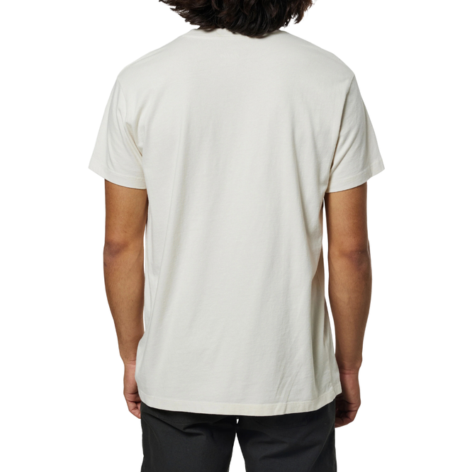 Cord-T-Shirt Vintage Weiß