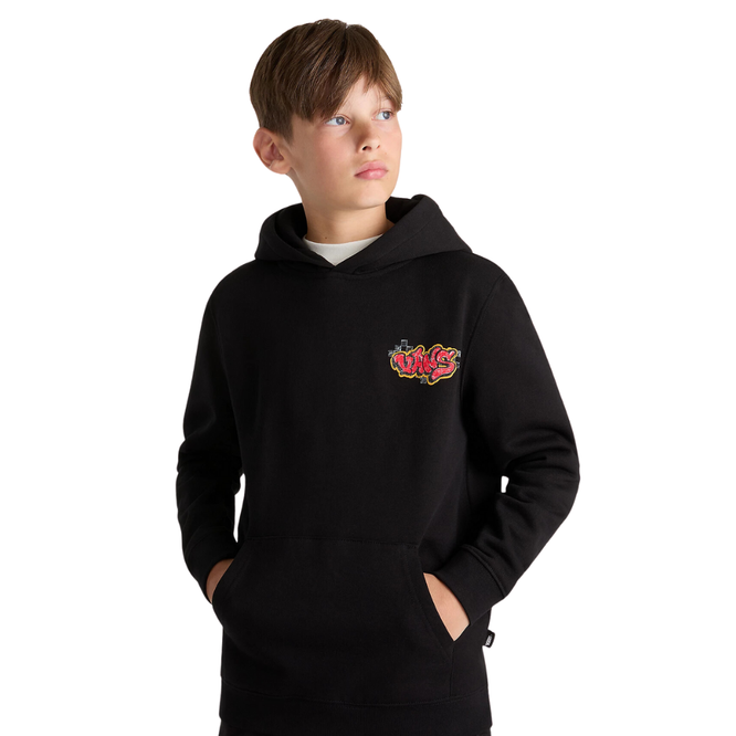 Kids Tagged Hoodie Schwarz