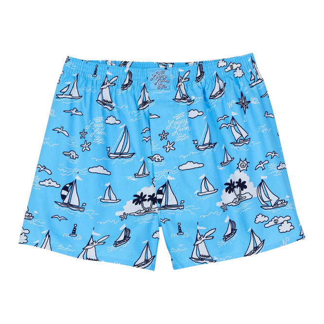 Boats Boxershorts Port Blue