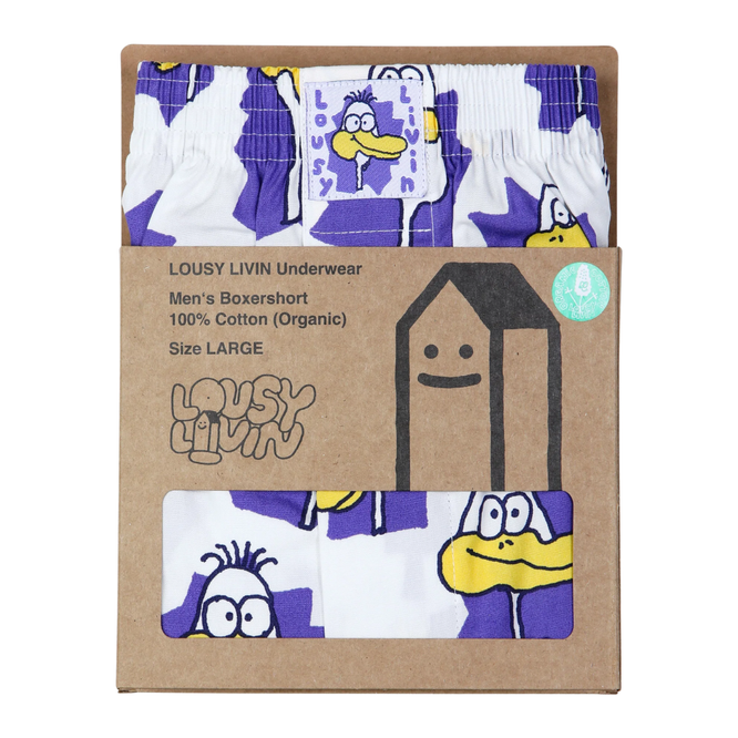 Ducks Boxershorts White