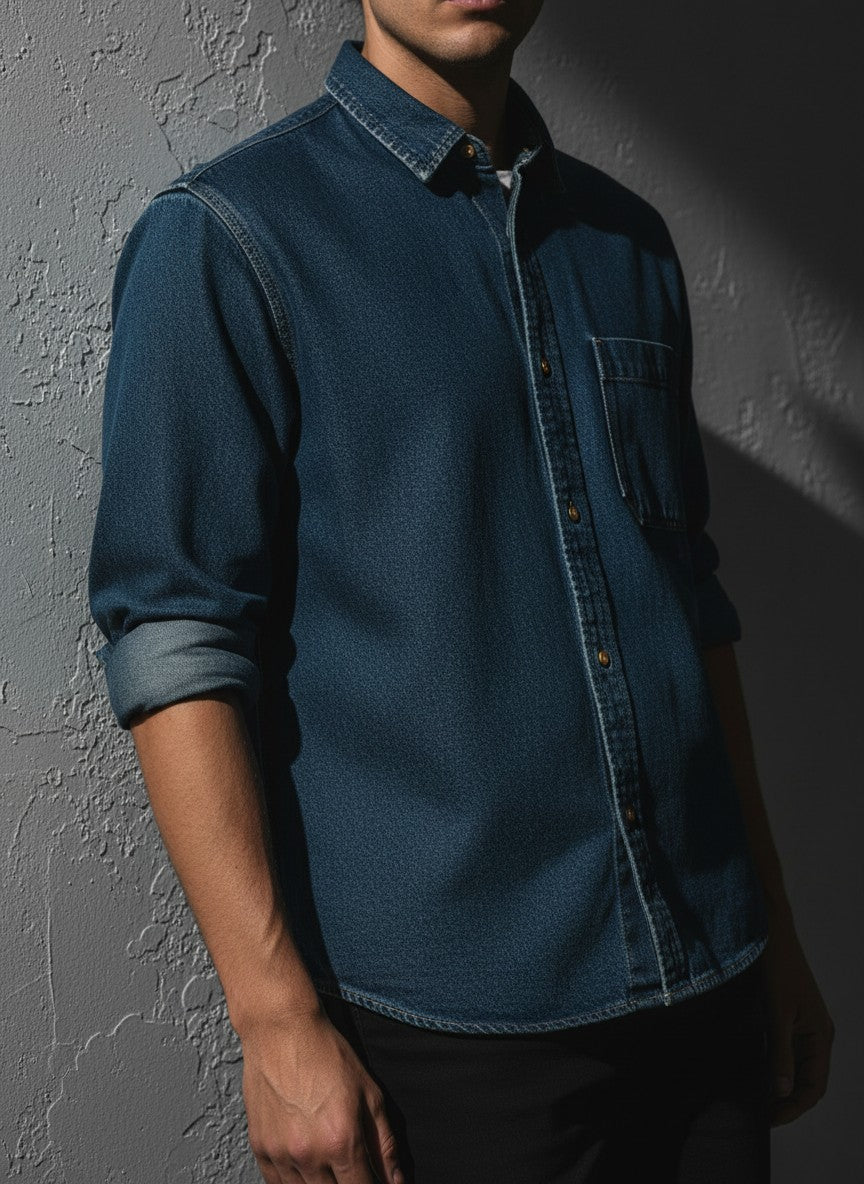 Martinez Denim Overshirt Vintage Indigo