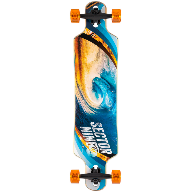 Meridian Swirl 40.0” Complete Longboard