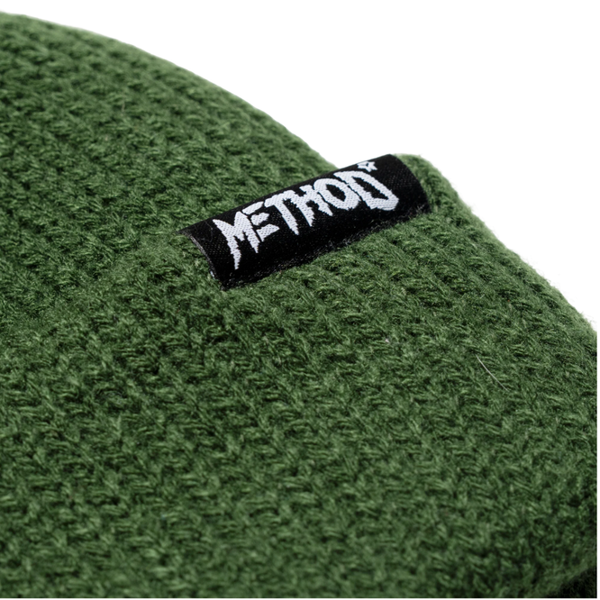 Label Beanie Forest Green