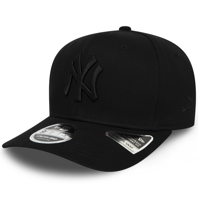 New York Yankees 9FIFTY Stretch Snap Cap Tonal Schwarz